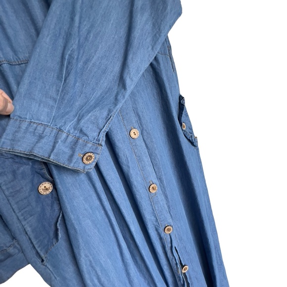 Modest full length jeans Trench,Women’s Jilbab, size L, 48 EU and Middle East - Picture 4 of 5